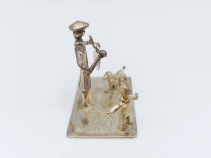 Zilveren miniatuur stadsomroeper,  A.F. Westerwaal, Amsterdam, ca. 1910