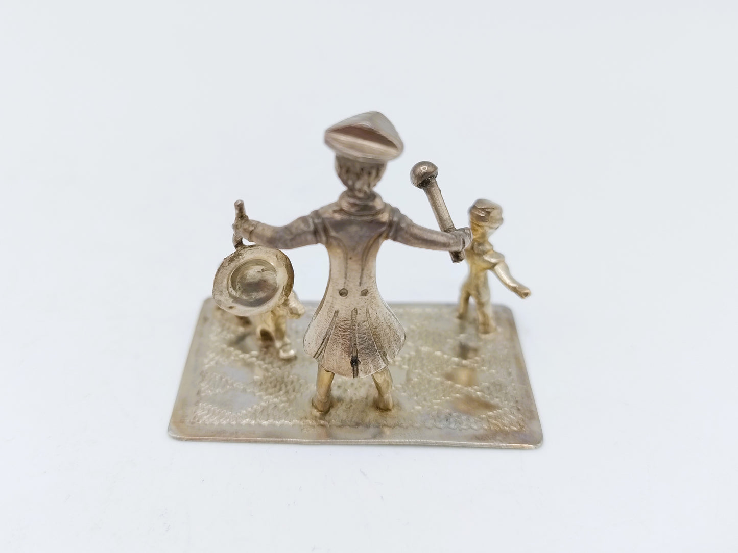 Zilveren miniatuur stadsomroeper,  A.F. Westerwaal, Amsterdam, ca. 1910