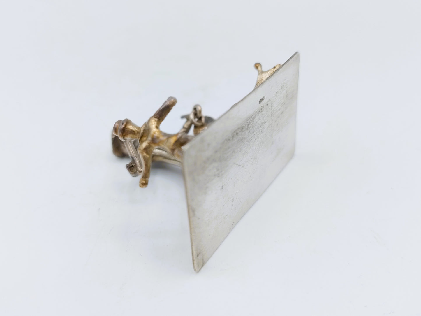 Zilveren miniatuur stadsomroeper,  A.F. Westerwaal, Amsterdam, ca. 1910