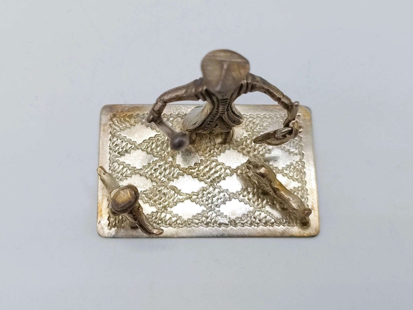 Zilveren miniatuur stadsomroeper,  A.F. Westerwaal, Amsterdam, ca. 1910