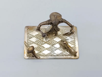 Zilveren miniatuur stadsomroeper,  A.F. Westerwaal, Amsterdam, ca. 1910