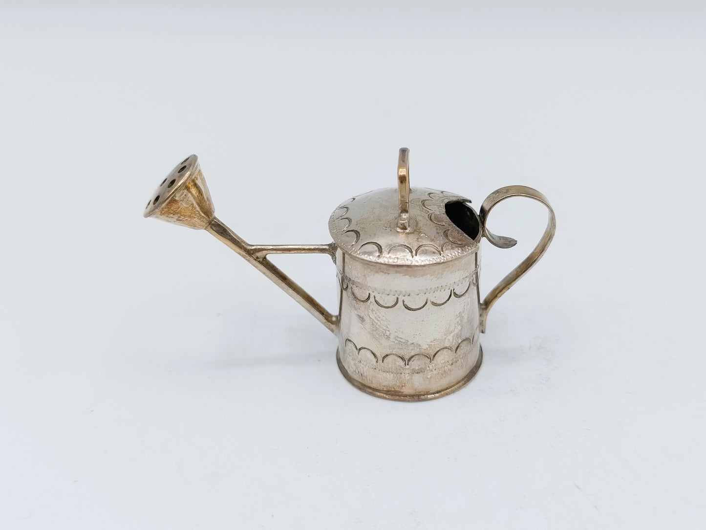 Zilveren miniatuur gieter, A.F. Westerwaal, Amsterdam, ca. 1910