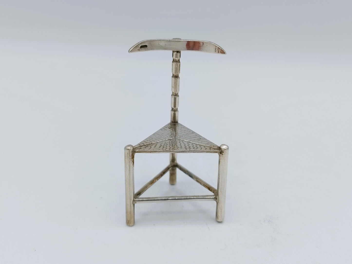 Zilveren miniatuur stoel, A.F. Westerwaal, Amsterdam, ca. 1910