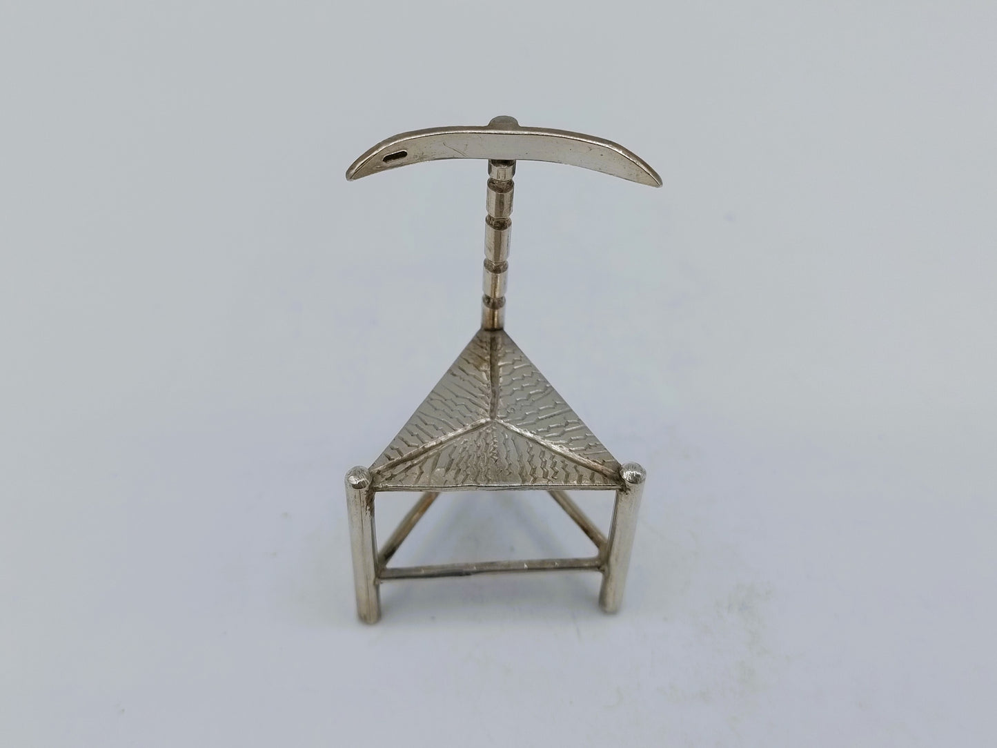 Zilveren miniatuur stoel, A.F. Westerwaal, Amsterdam, ca. 1910