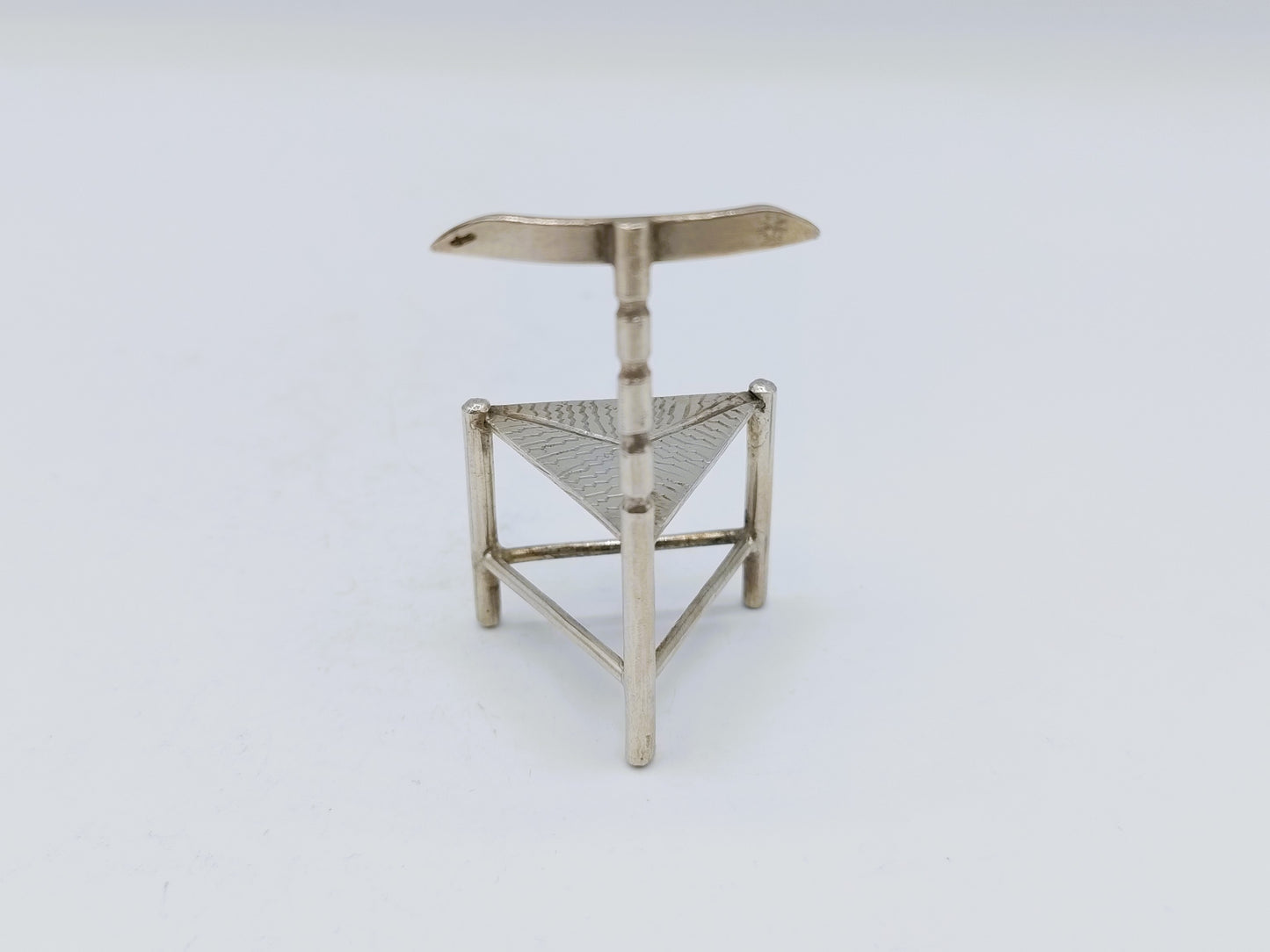 Zilveren miniatuur stoel, A.F. Westerwaal, Amsterdam, ca. 1910