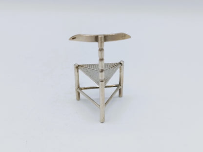 Zilveren miniatuur stoel, A.F. Westerwaal, Amsterdam, ca. 1910