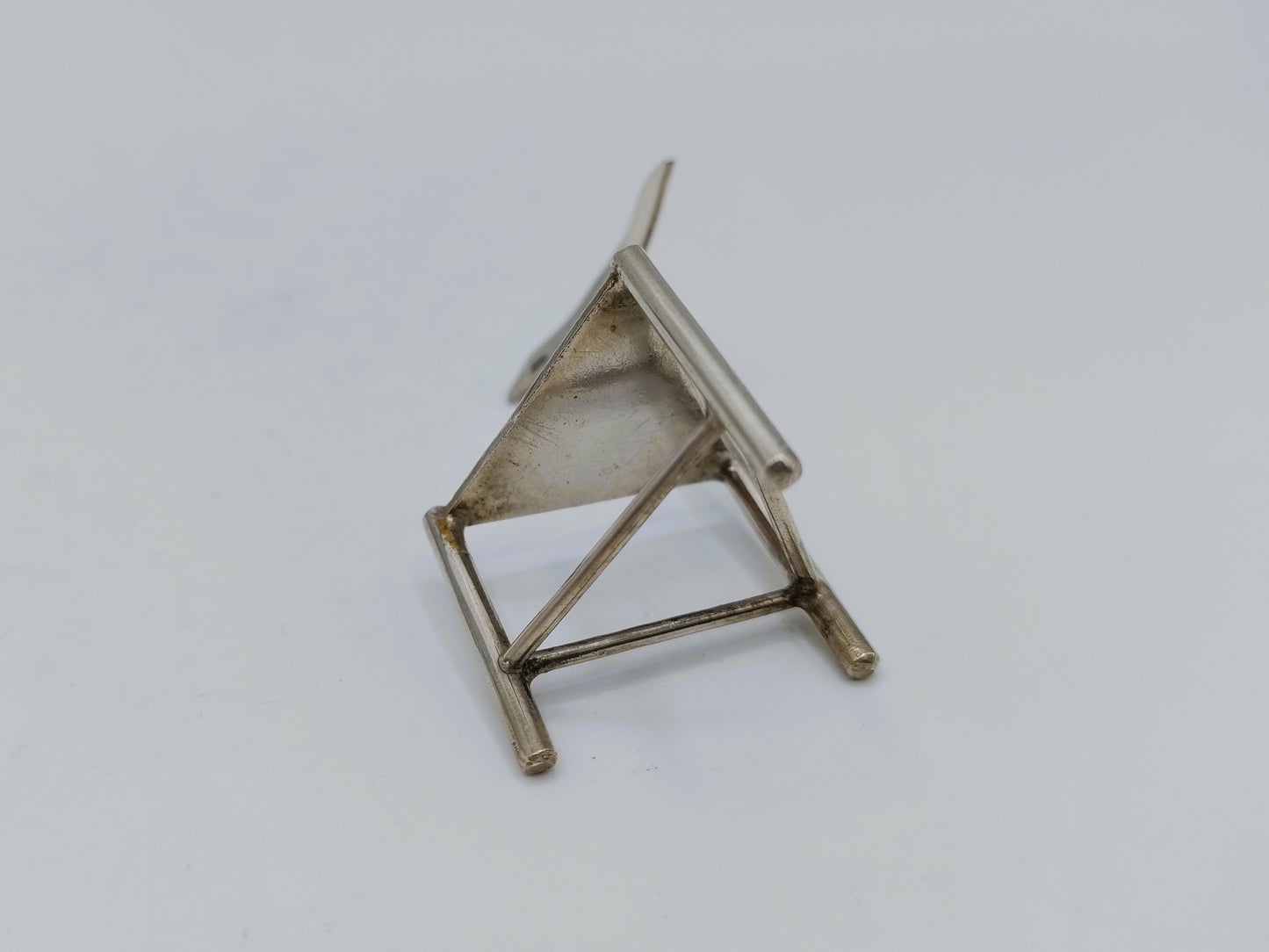 Zilveren miniatuur stoel, A.F. Westerwaal, Amsterdam, ca. 1910