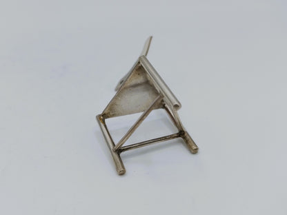Zilveren miniatuur stoel, A.F. Westerwaal, Amsterdam, ca. 1910