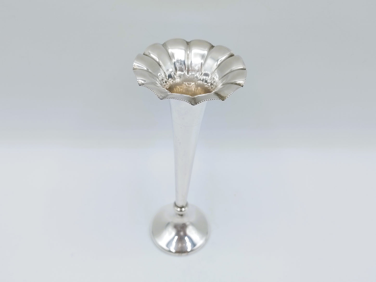 Zilveren trompetvaas, J.C. Klinkosch, Wenen, ca. 1935