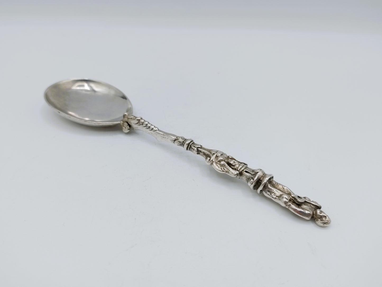 Zilveren apostellepel (Petrus), Hanau, Duitsland, ca. 1890