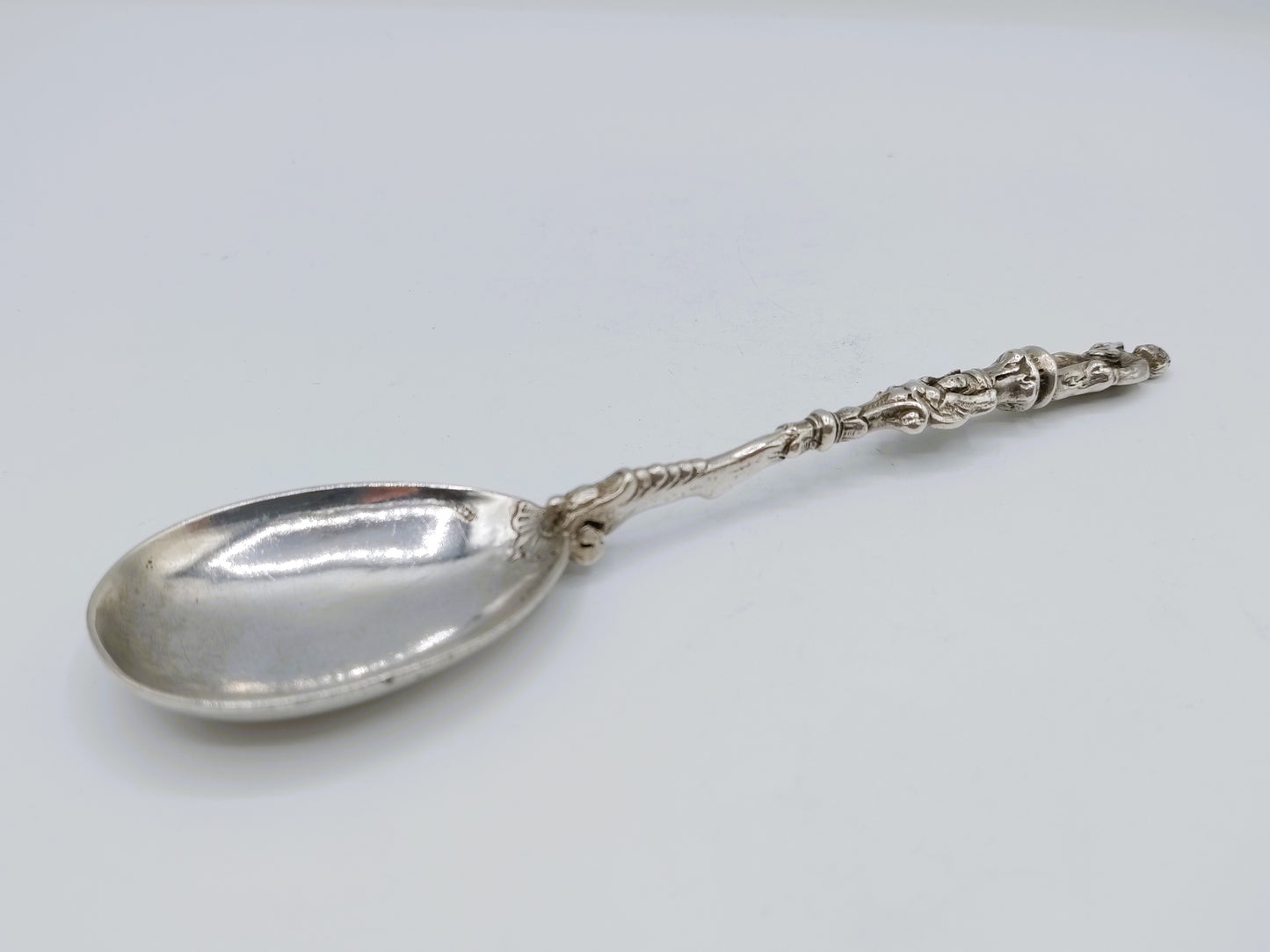 Zilveren apostellepel (Petrus), Hanau, Duitsland, ca. 1890