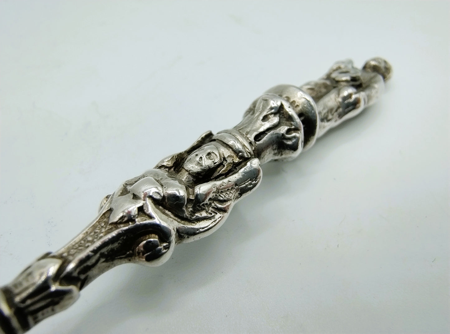 Zilveren apostellepel (Petrus), Hanau, Duitsland, ca. 1890