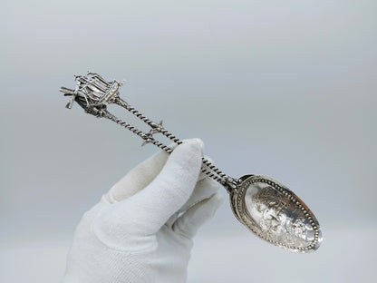 Silver ornamental spoons, Gebr. Niekerk, Groningen, 1904