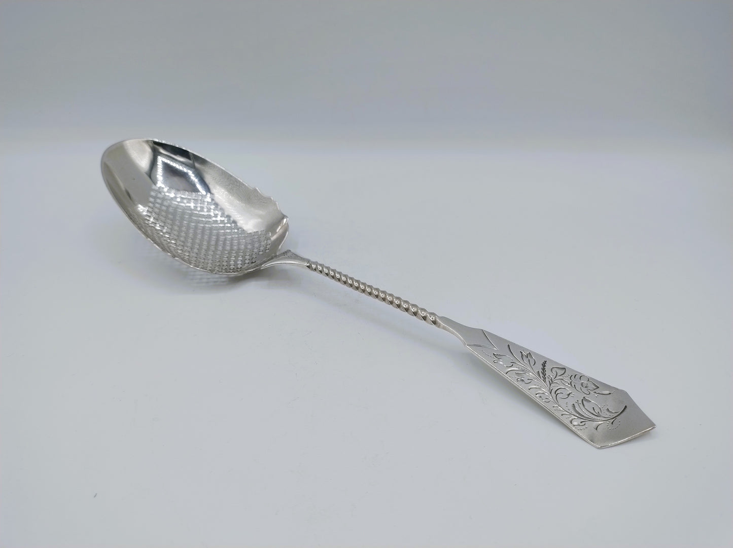 Silver Fruit Spoon, A.A.G. Kooiman, Schoonhoven, 1896