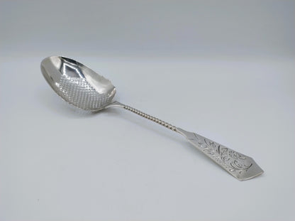 Silver Fruit Spoon, A.A.G. Kooiman, Schoonhoven, 1896