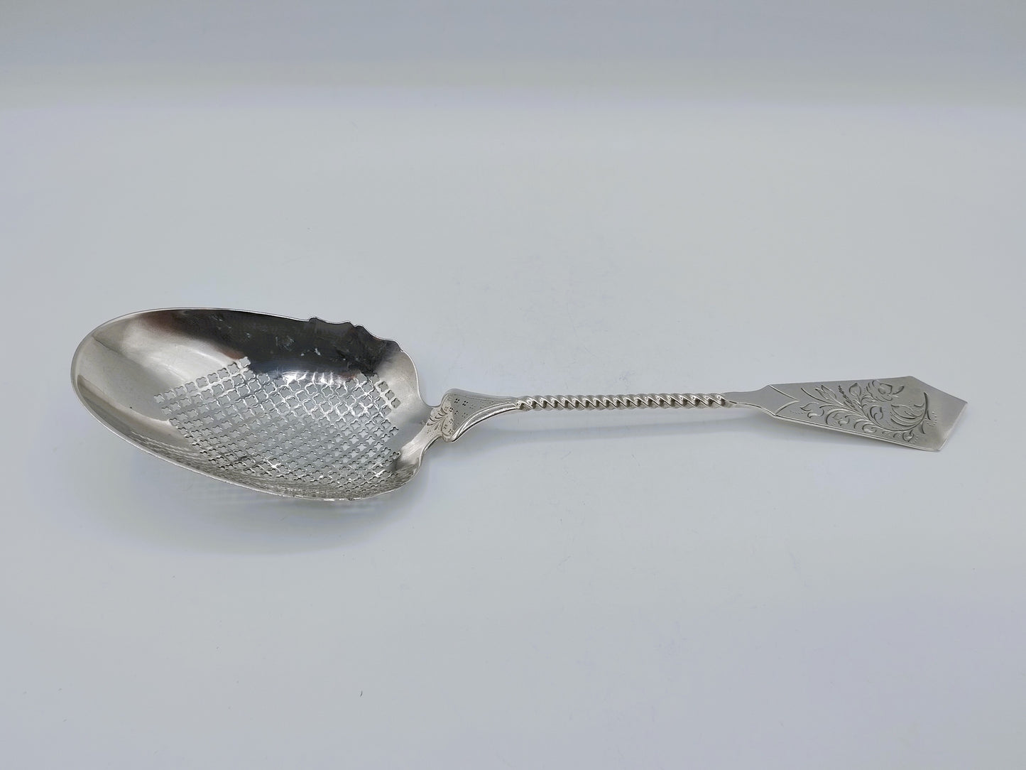 Silver Fruit Spoon, A.A.G. Kooiman, Schoonhoven, 1896