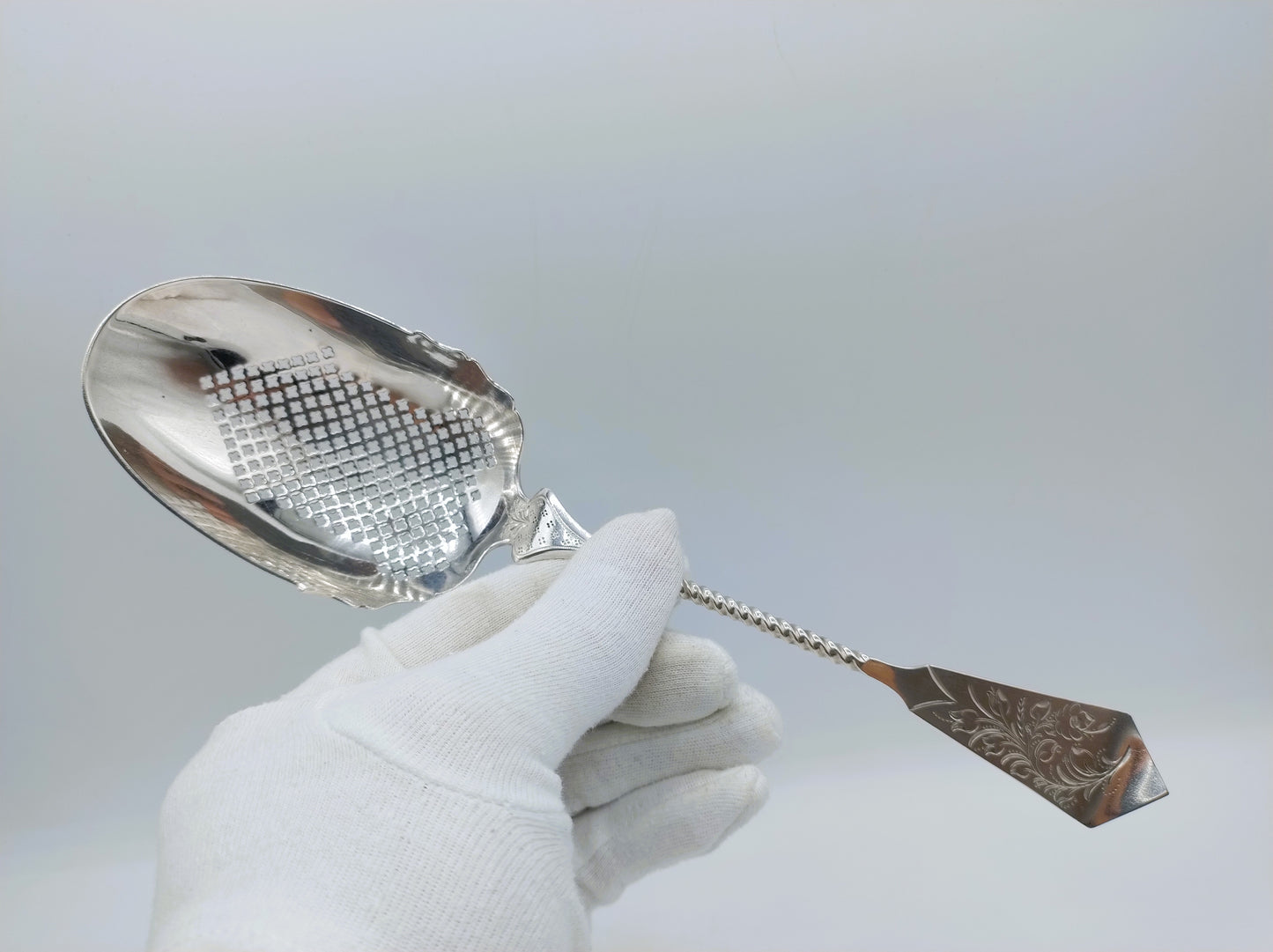 Silver Fruit Spoon, A.A.G. Kooiman, Schoonhoven, 1896