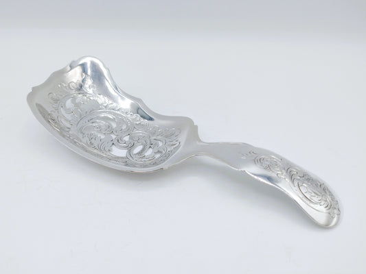 Zilveren natfruitlepel, J.M. van Kempen & Zonen, Voorschoten, 1864
