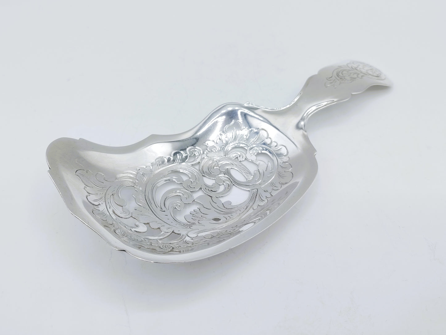 Zilveren natfruitlepel, J.M. van Kempen & Zonen, Voorschoten, 1864