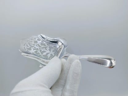 Zilveren natfruitschep, J.M. van Kempen & Zonen, Voorschoten, 1878