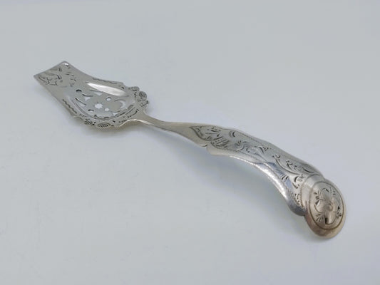 Zilveren gemberlepel, Wed. Hendrik van der Ree), Schoonhoven, 1861