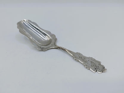 Zilveren suikerlepel, Y. Steensma, Bergum. ca. 1930
