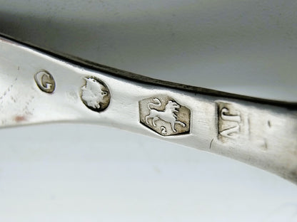 Zilveren theeschepje, J. van der Velden,  Amsterdam, 1841