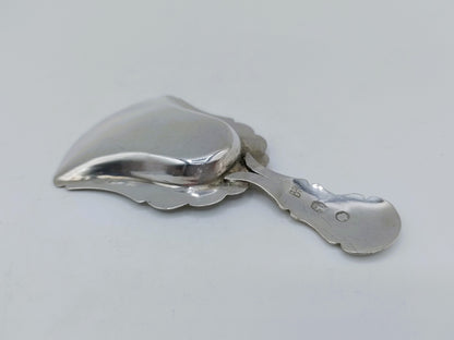 Zilveren theeschepje, J. Schijfsma,  Woudsend/Sneek, 1855
