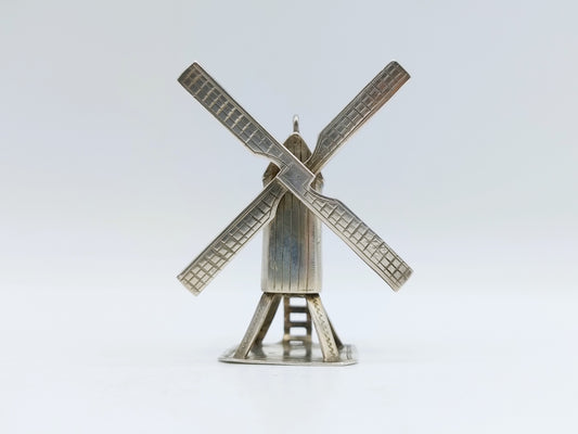 Zilveren miniatuur windmolen, ca. 1900