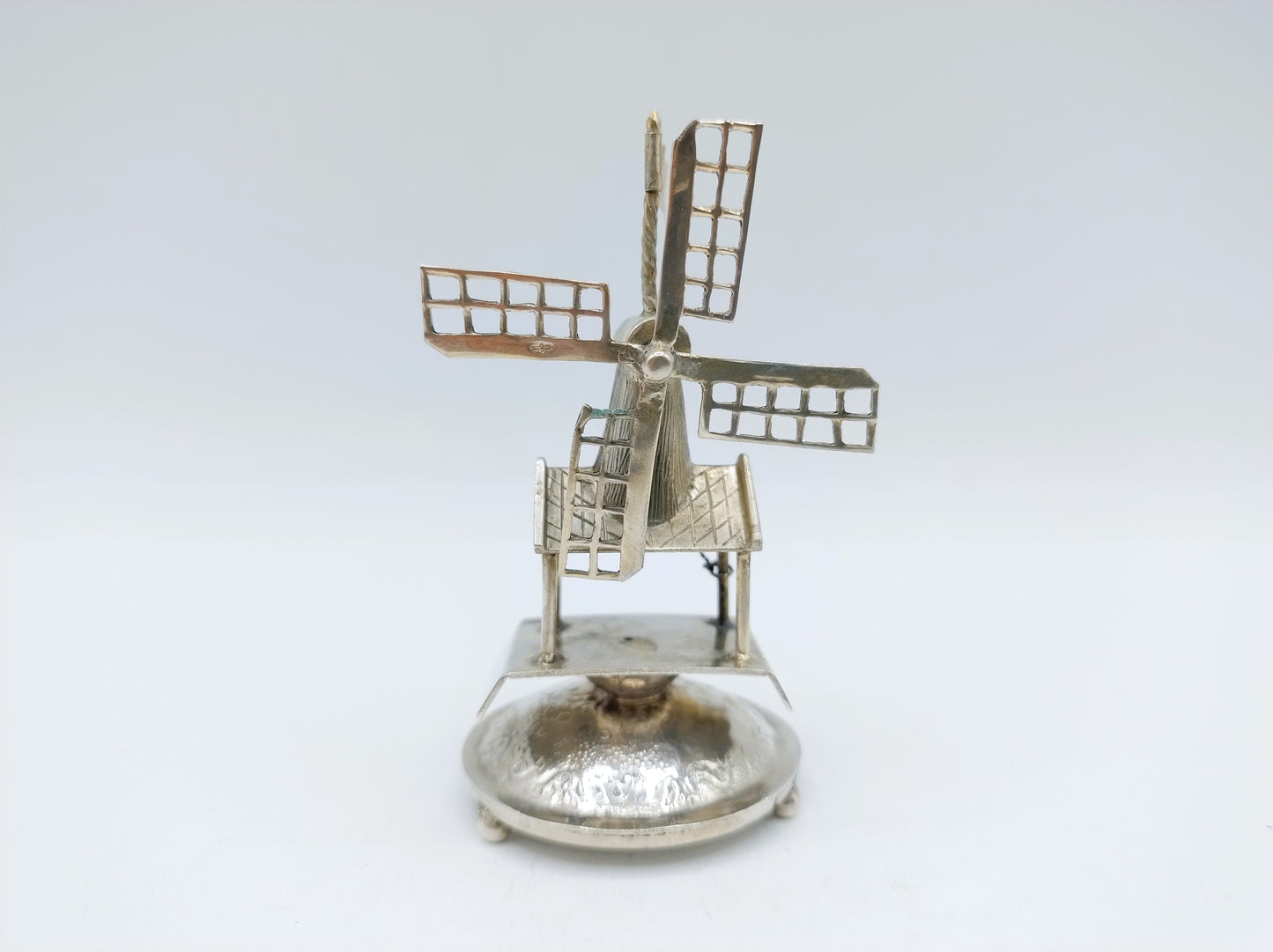 Zilveren miniatuur zaagmolen, Hoorn / Alkmaar, 1904