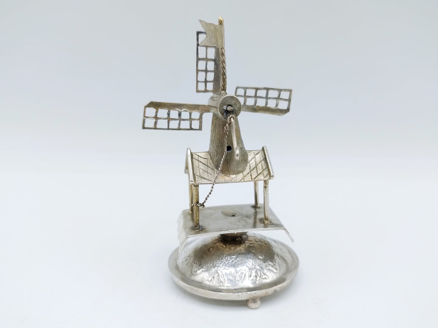 Zilveren miniatuur zaagmolen, Hoorn / Alkmaar, 1904