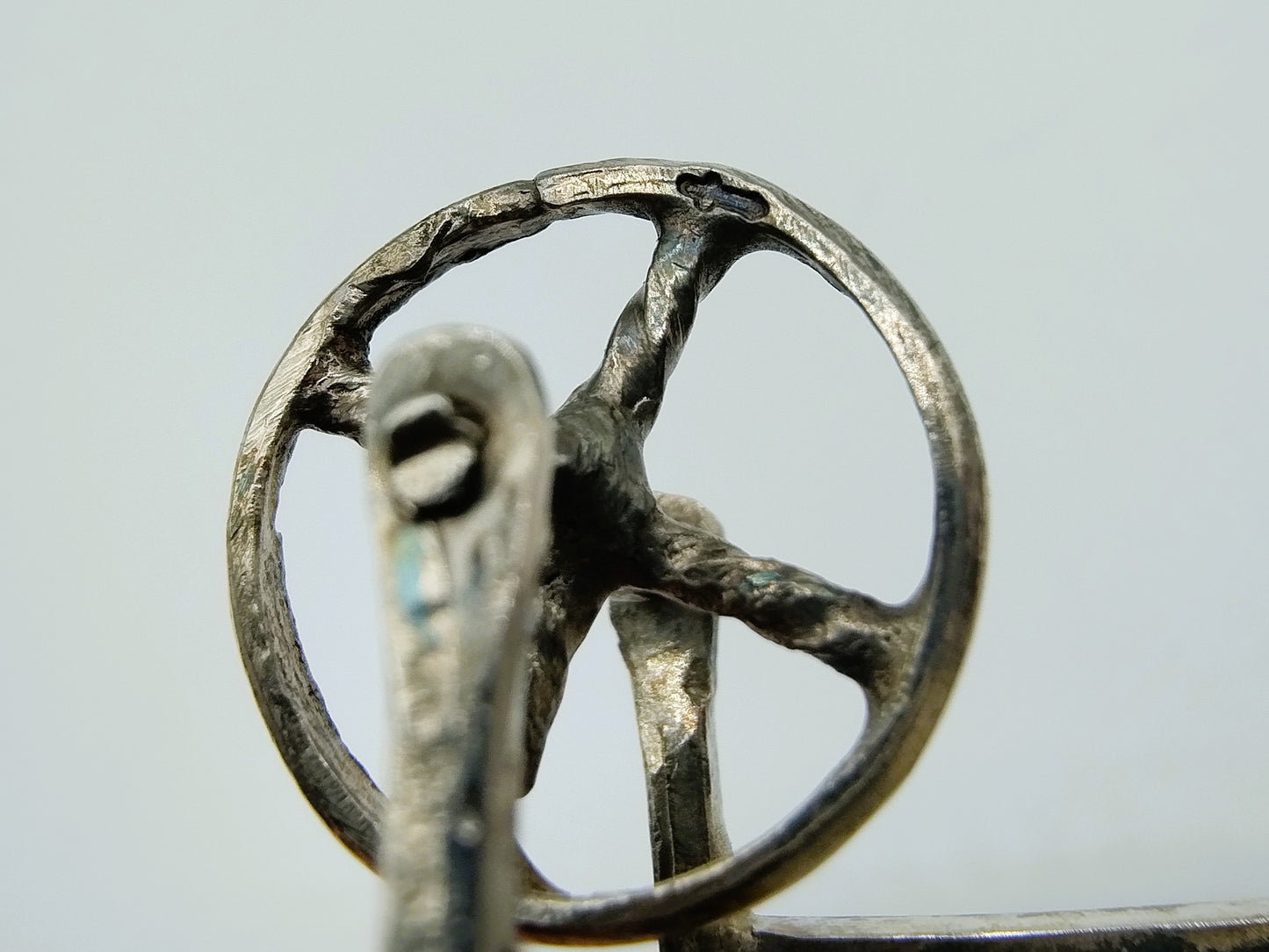 Zilveren miniatuur kruiwagen, H. Hooijkaas, Schoonhoven, ca. 1910