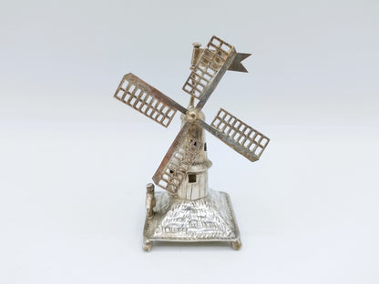 Zilveren miniatuur molen, J. Postmus, Hoorn, 1899-1955