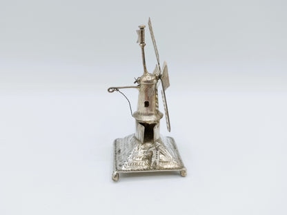 Zilveren miniatuur molen, J. Postmus, Hoorn, 1899-1955