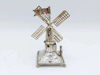 Zilveren miniatuur molen, J. Postmus, Hoorn, 1899-1955