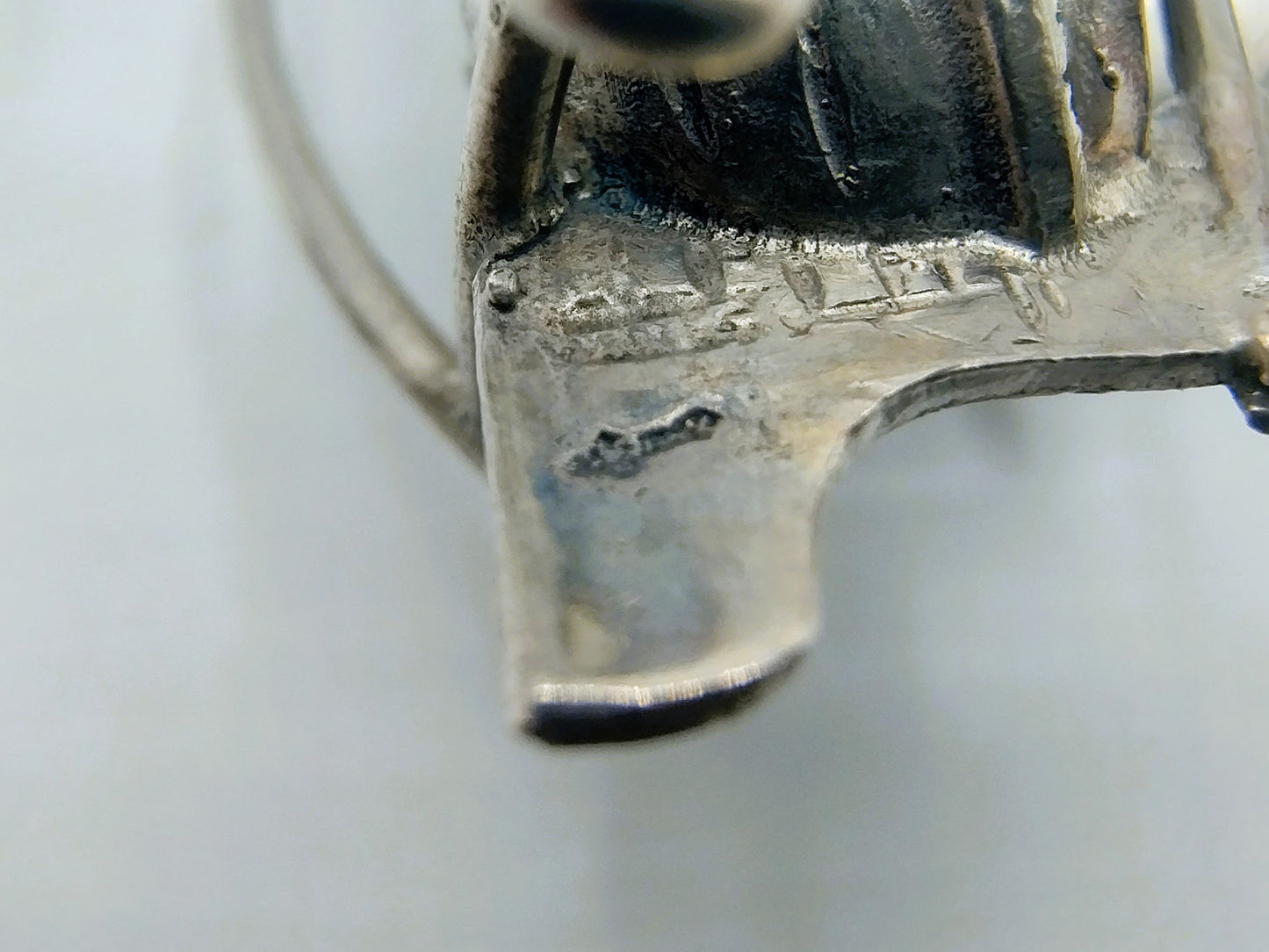Zilveren miniatuur Tjalk, Nederland, ca. 1920