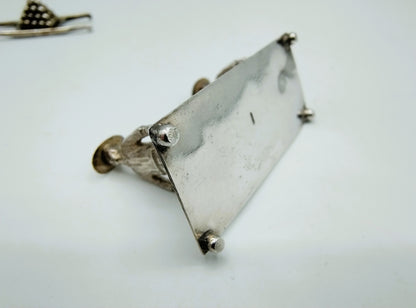 Zilveren miniatuur kaasdragers, J. Mes, Hoorn, 1916
