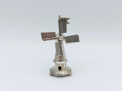 Zilveren miniatuur molen. A.F. Westerwaal, Amsterdam, ca. 1910