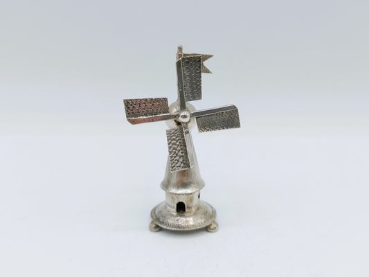 Zilveren miniatuur molen. A.F. Westerwaal, Amsterdam, ca. 1910