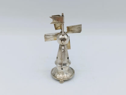 Zilveren miniatuur molen. A.F. Westerwaal, Amsterdam, ca. 1910
