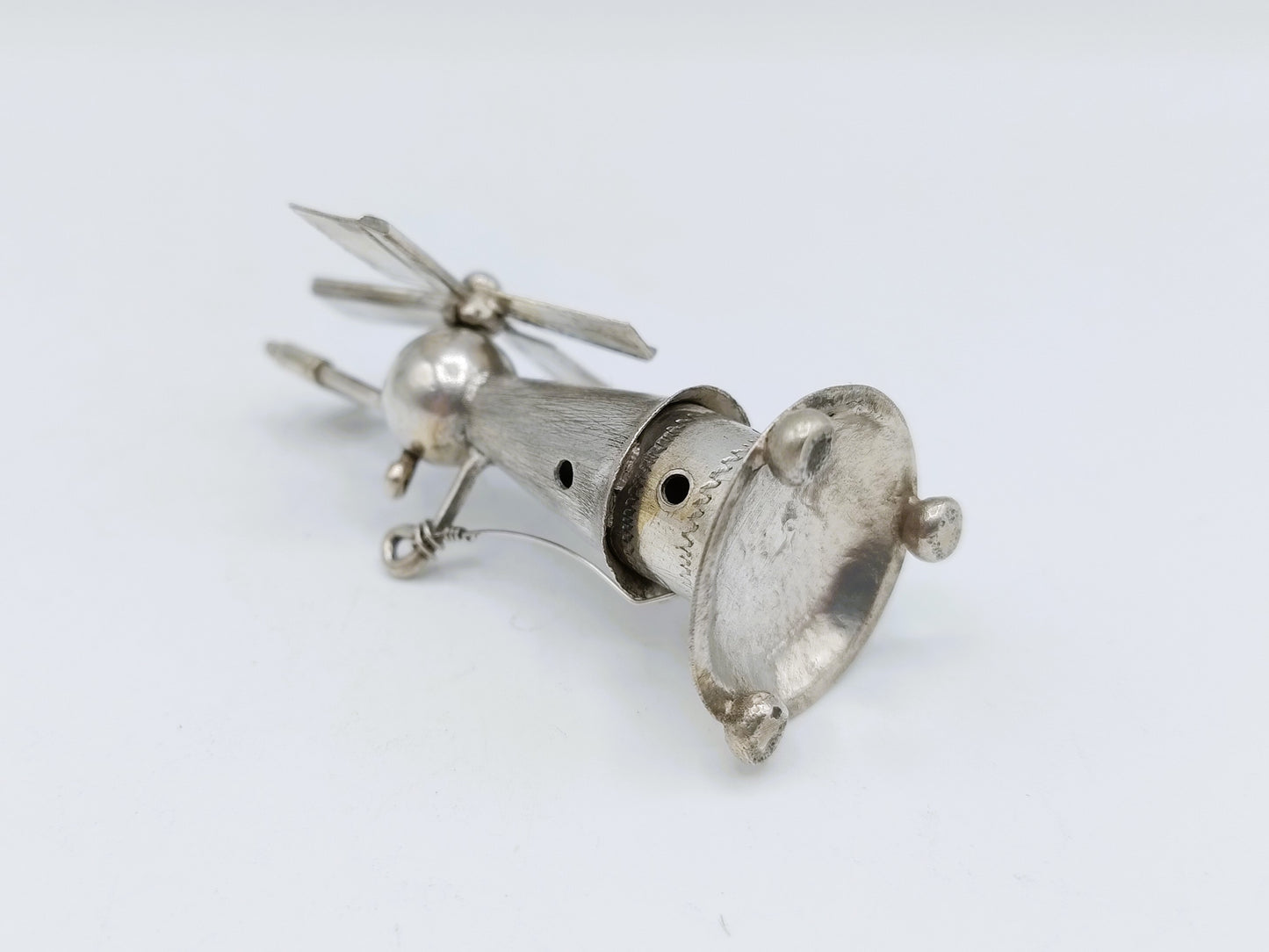 Zilveren miniatuur molen. A.F. Westerwaal, Amsterdam, ca. 1910