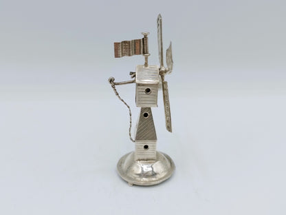 Zilveren miniatuur molen, J. Verhoogt, Hoorn, ca. 1910
