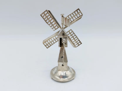 Zilveren miniatuur molen, J. Verhoogt, Hoorn, ca. 1910