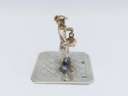 Zilveren miniatuur stadsomroeper, H. Hooijkaas, Schoonhoven, ca. 1890