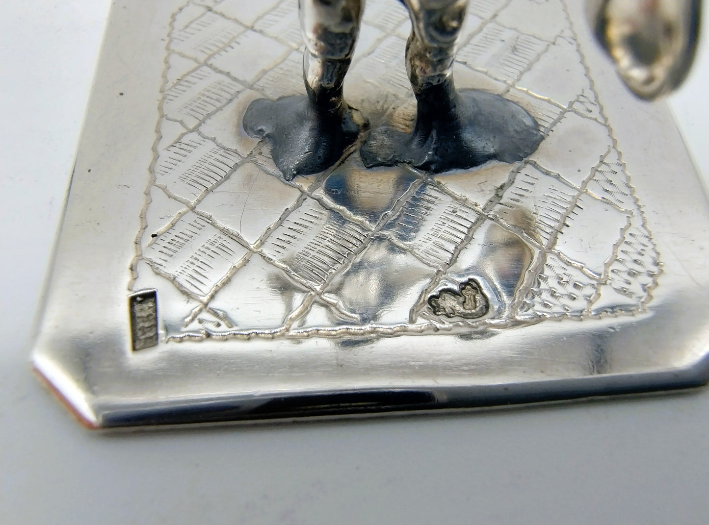 Zilveren miniatuur stadsomroeper, H. Hooijkaas, Schoonhoven, ca. 1890