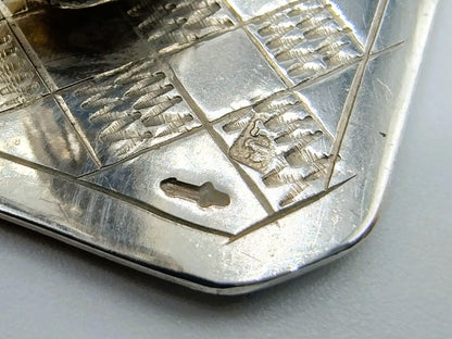 Zilveren miniatuur visverkoopster, J. Zwanenburg, Sneek, ca. 1920