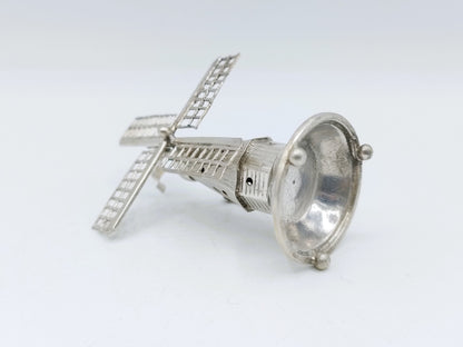 Zilveren miniatuur molen, J. Verhoogt, Hoorn, ca. 1910