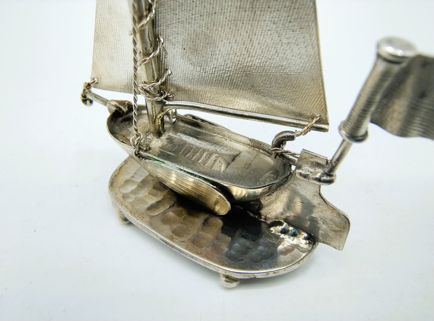 Zilveren miniatuur botter, Nederland, 19e eeuws