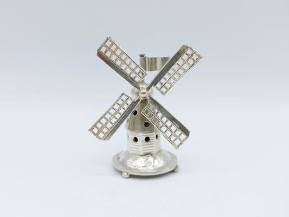 Zilveren miniatuur molen, J. Verhoogt, Hoorn, ca. 1910
