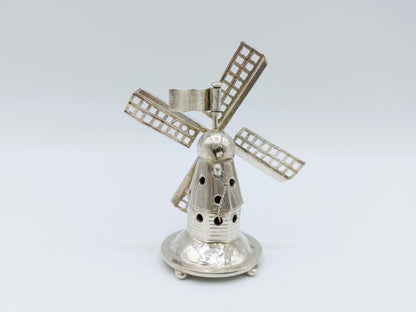 Zilveren miniatuur molen, J. Verhoogt, Hoorn, ca. 1910